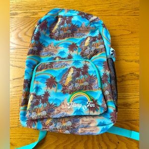 NWT - Hang Ten beach & rainbows Backpack NEW